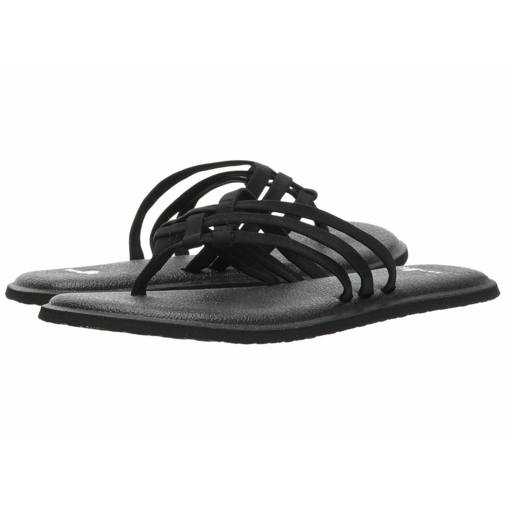 Sanuk Women's Black Strappy Sandals